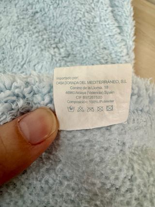 Toquilla/manta coralina bebé