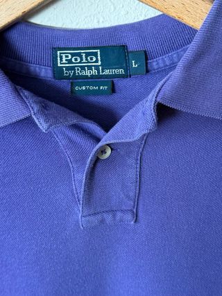 Polo Ralph Lauren Manga Larga Morado Talla L
