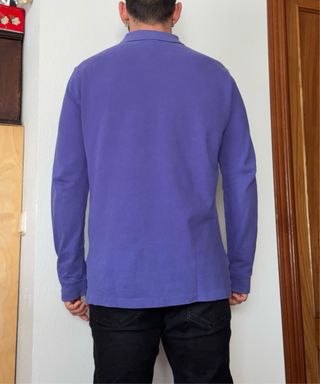 Polo Ralph Lauren Manga Larga Morado Talla L