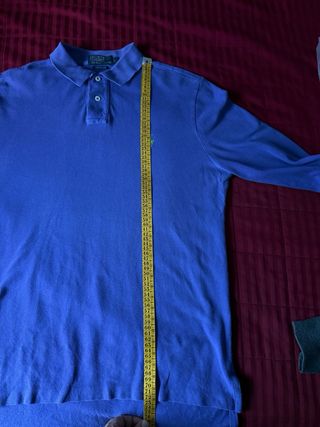 Polo Ralph Lauren Manga Larga Morado Talla L