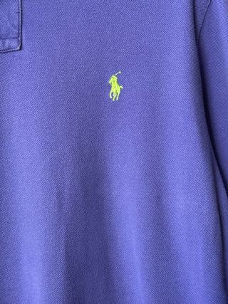 Polo Ralph Lauren Manga Larga Morado Talla L
