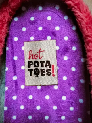 Zapatillas de estar por casa Hot Potators