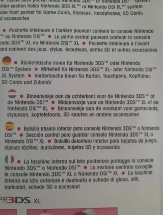 NUEVO. Oficial Nintendo. Funda 3DS+ Funda juegos