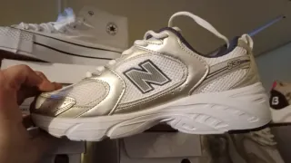 Zapatillas New Balance 39 Oro/Blanco