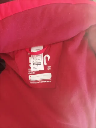 Chaqueta de esquí roja