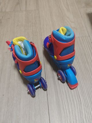 Patines en línea Moltó azules convertibles (31-34)