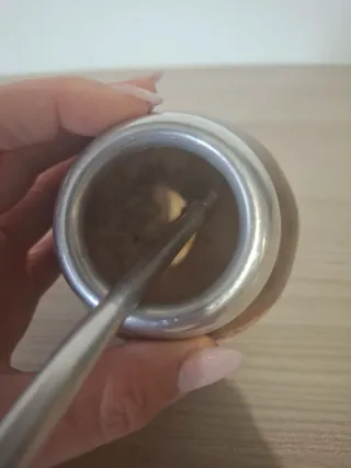 Tazza mate argentina con bombilla in metallo – new