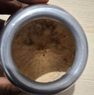 Tazza mate argentina con bombilla in metallo – new