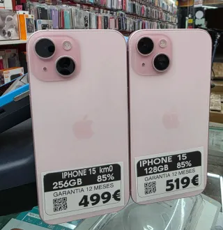 iPhone 15 256GB Rosa 85%