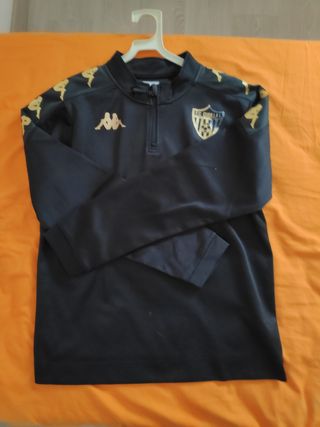 Sudadera Deportiva Kappa Negra y Dorada Hombre