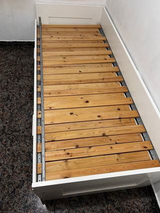 Conjunto Armario Ikea Blanco 3 Puertas y cama