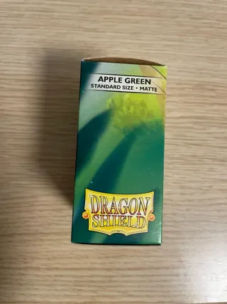 100 Fundas Dragon Shield Apple Green Matte