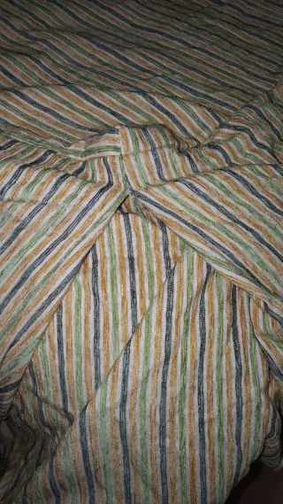 Mantel y enaguillas de tela