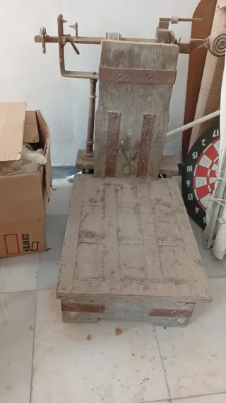 Maleta verde vintage