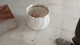 Maleta verde vintage