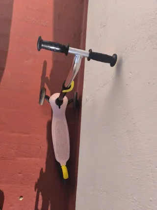 Patinete 3 ruedas infantil rosa