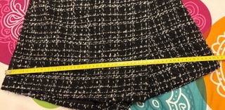 Falda pantalón tweed mujer