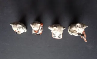 Lote Gatos Porcelana