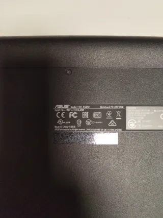 Portátil Asus K541U Negro