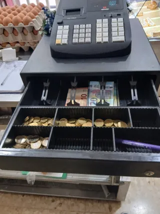 Vitrina expositora panadería