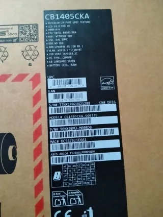 Asus Chromebook Plata