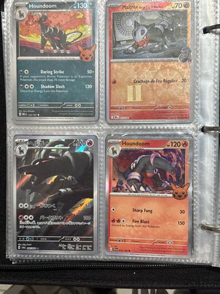 Houndour Base Pokémon Card tutte originali