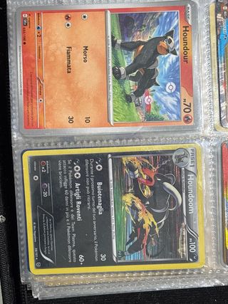 Houndour Base Pokémon Card tutte originali
