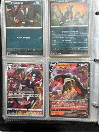 Houndour Base Pokémon Card tutte originali