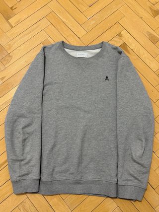 Sudadera Scalpers Gris Logo Calavera Talla L