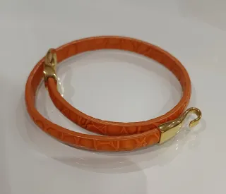 Pulsera Viceroy Piel Naranja y Dorada