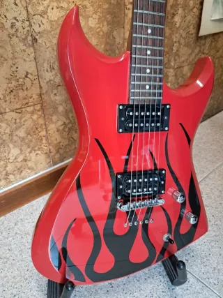 Guitarra Washburn Roja Eléctrica