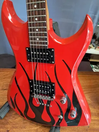 Guitarra Washburn Roja Eléctrica