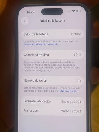 iPhone 15 Pro como nuevo
