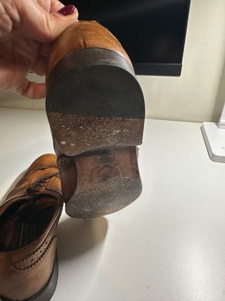 Zapatos ingles de cordones marrones