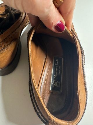 Zapatos ingles de cordones marrones