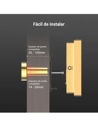 Mirilla Digital EZVIZ con Pantalla CP2.