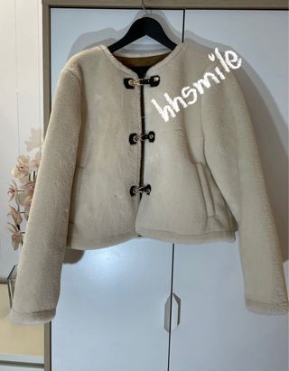 Chaqueta efecto pelo T. XL Zara * SOLO ENVIOS *