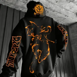 Sudadera Dragon Ball pintada a mano