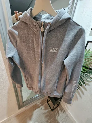 Sudadera Emporio Armani ORIGINAL Gris cremallera