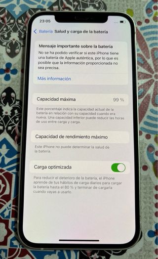 iPhone 12 128GB Blanco - Fallo Cámara