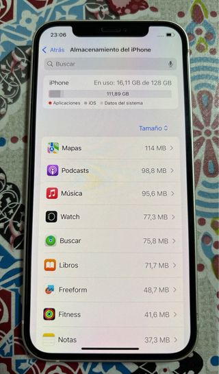 iPhone 12 128GB Blanco - Fallo Cámara