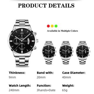 Reloj Negro + Pulsera | Sin estrenar