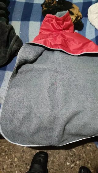 Chubasquero perro talla grande 5XL rojo