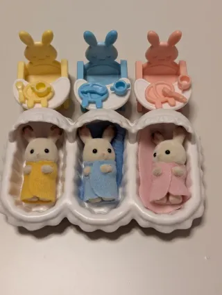 Trillizos Conejos Sylvanian Family