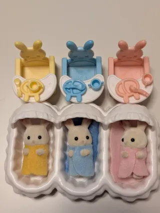 Trillizos Conejos Sylvanian Family