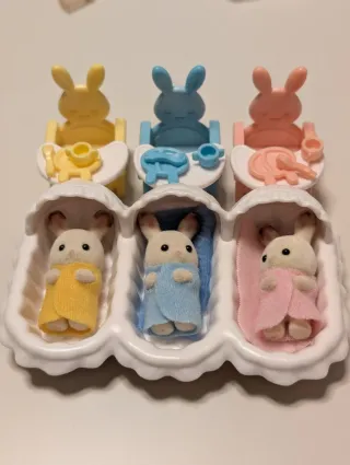 Trillizos Conejos Sylvanian Family