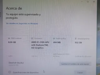 PC Acer All in One Negro/Gris