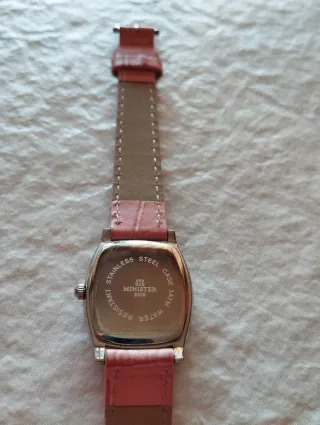 Reloj Minister Correa Piel Rosa