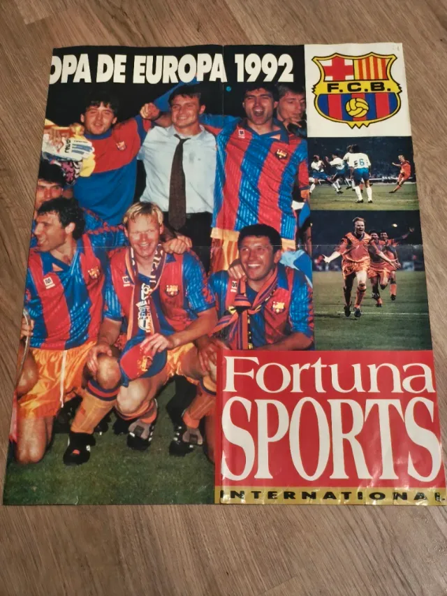 Lote de 17 Posters Barça de las mejores épocas