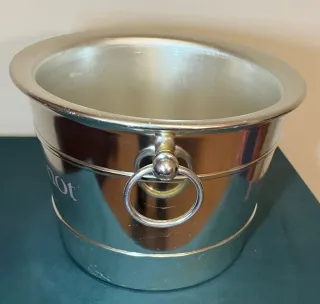 Porta ghiaccio Gancia vintage in metallo